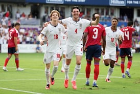 Así le pintó la cara, Anthony Gordon, nuevo fichaje del Barcelona a Costa Rica en fogueo ante Inglaterra