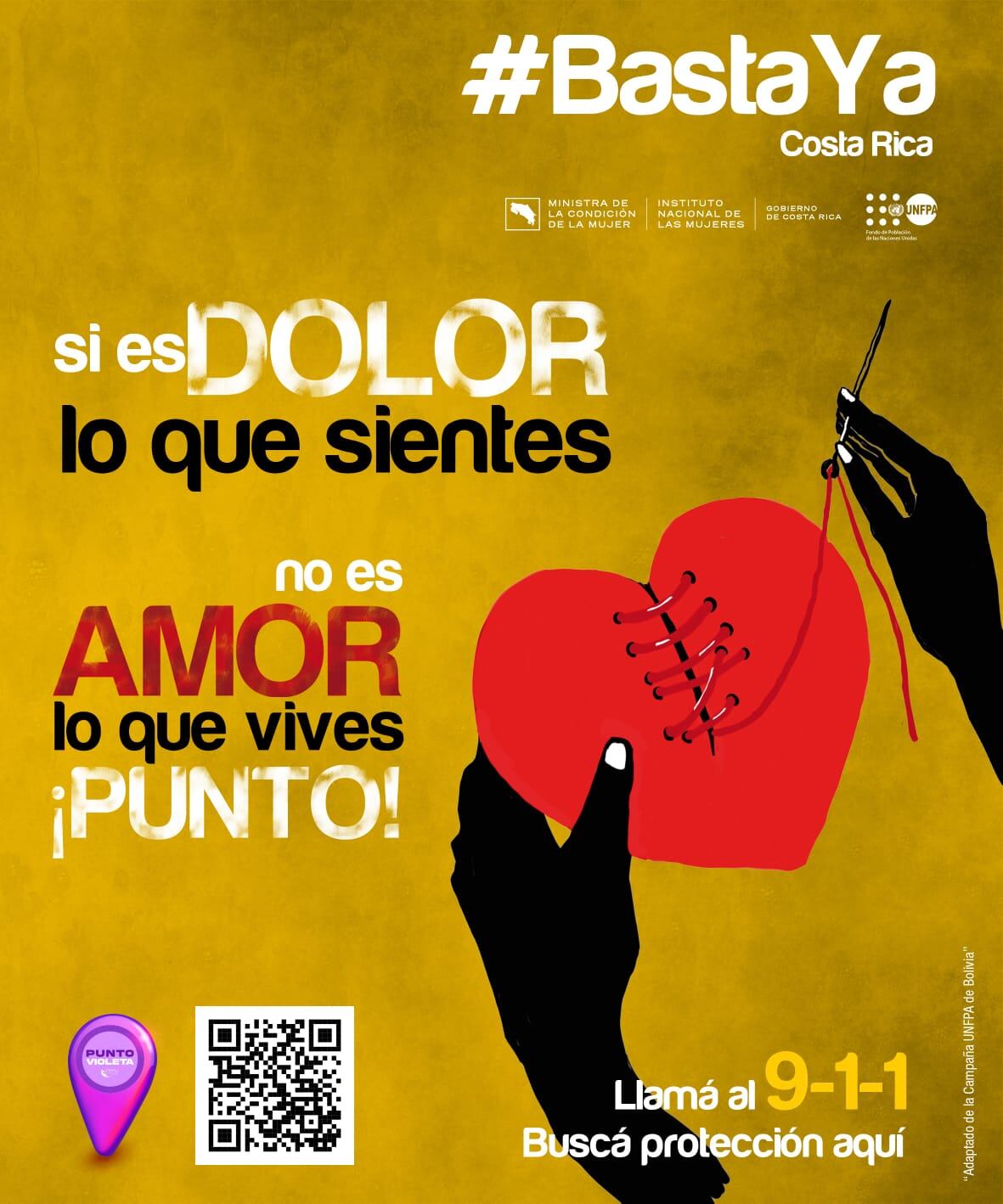 Este viernes 17 de mayo se lanzó la campaña “Basta ya” que busca informar sobre la prevención de la violencia contra las mujeres.