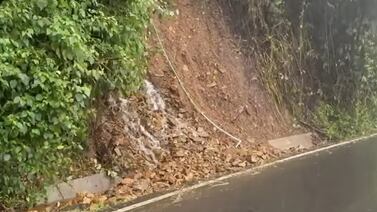 Paso por el Cerro de la Muerte permanecerá cerrado hasta el domingo debido a las lluvias