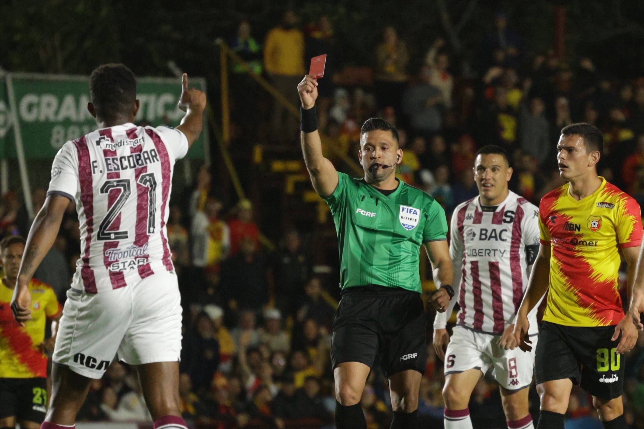 25/01/2024, Heredia, Estadio Carlos Alvarado, partido de la jornada 5 del torneo de clausura 2025 entre el Club Sport Herediano y el Deportivo Saprissa.