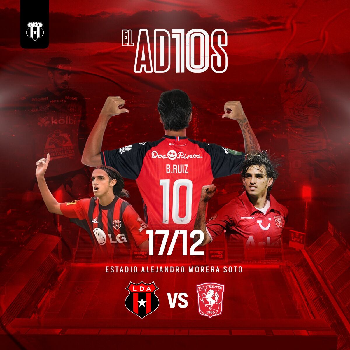 La dirigencia rojinegra anunciará luego detalle de la venta de entradas y la hora del juego. Prensa LDA.