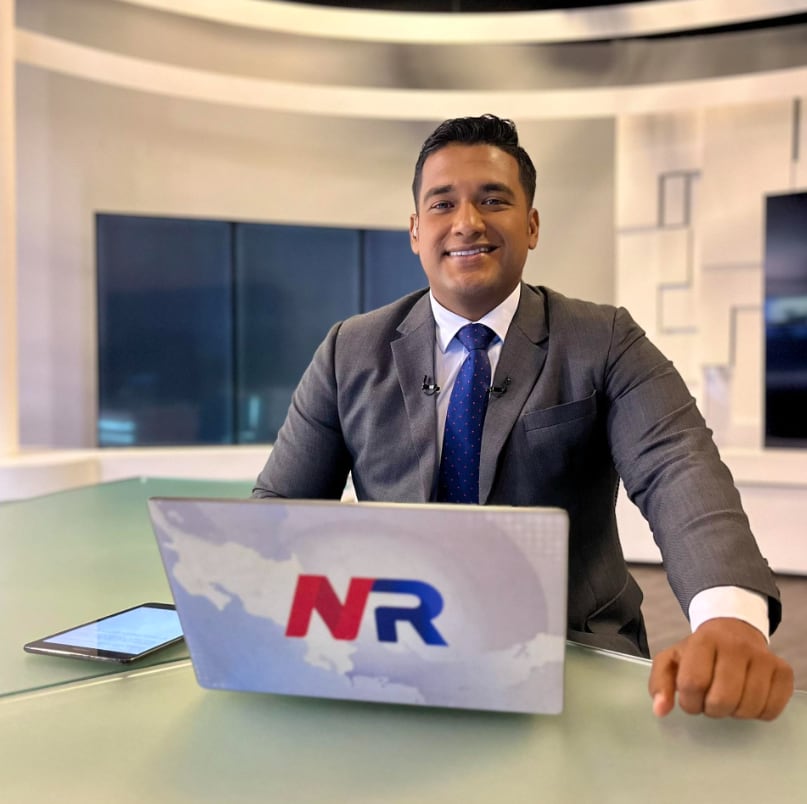 Gustavo Díaz, periodista de Noticias Repretel