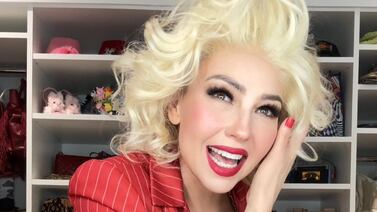 Thalía se transforma en Madonna para asistir a su concierto como una verdadera fan