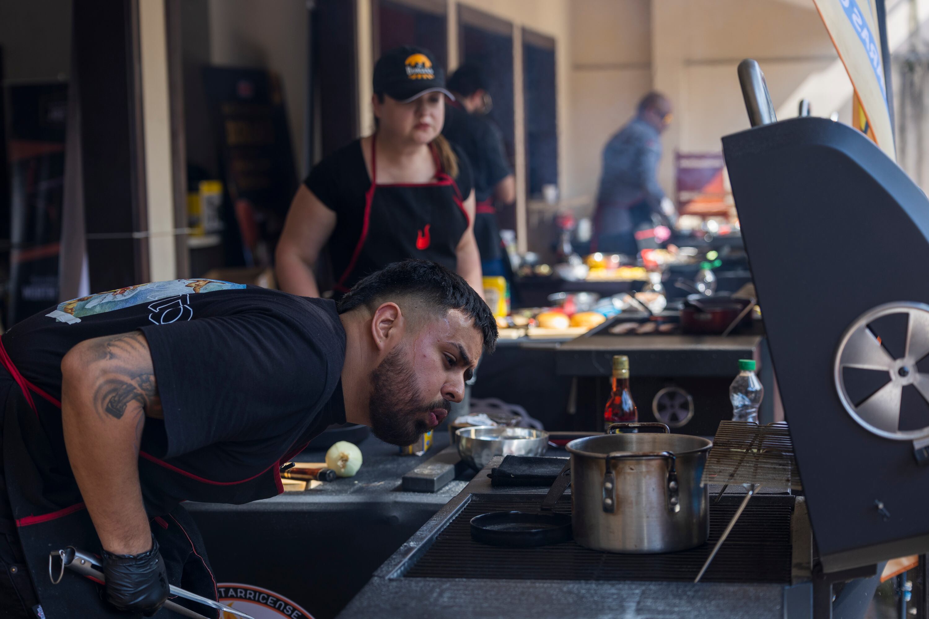 24/10/2024, San José, Santa Ana, grabación del Reality Show de La Teja, que se llama Guerra de Hamburguesas.