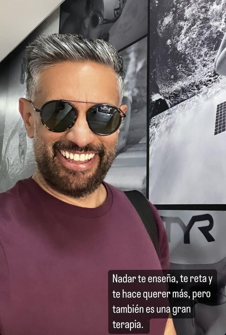 Randall Salazar contó que la natación es su terapia