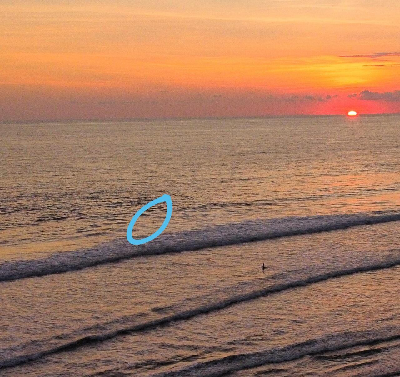 Triatleta salvó a hombre de morir ahogado en Dominical. Foto cortesía Guillermo Mora.