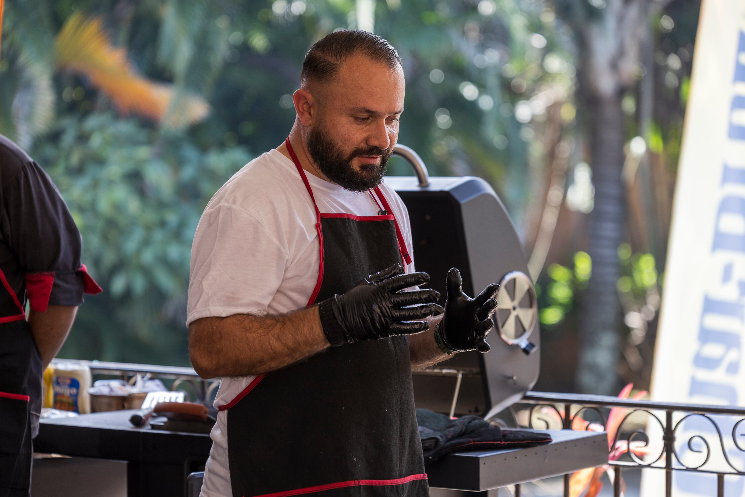 24/10/2024, San José, Santa Ana, grabación del Reality Show de La Teja, que se llama Guerra de Hamburguesas.