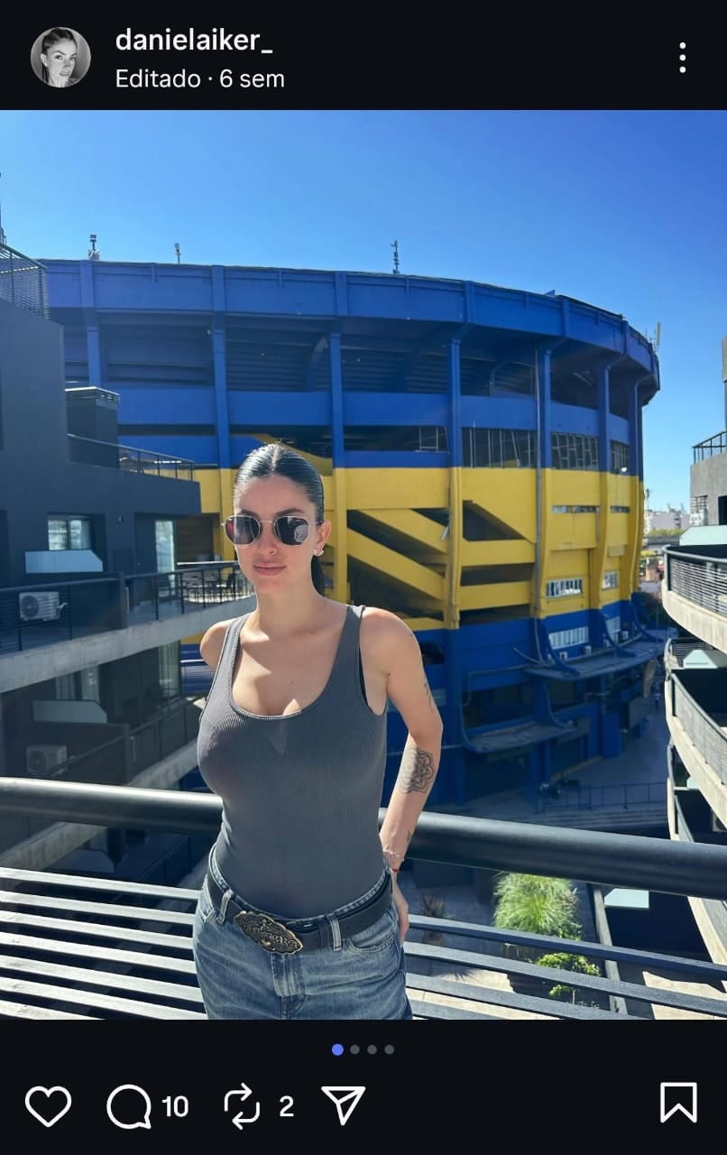 Daniela, aficionada de Boca Juniors