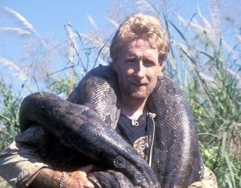 Mark O’Shea, un herpetólogo famoso