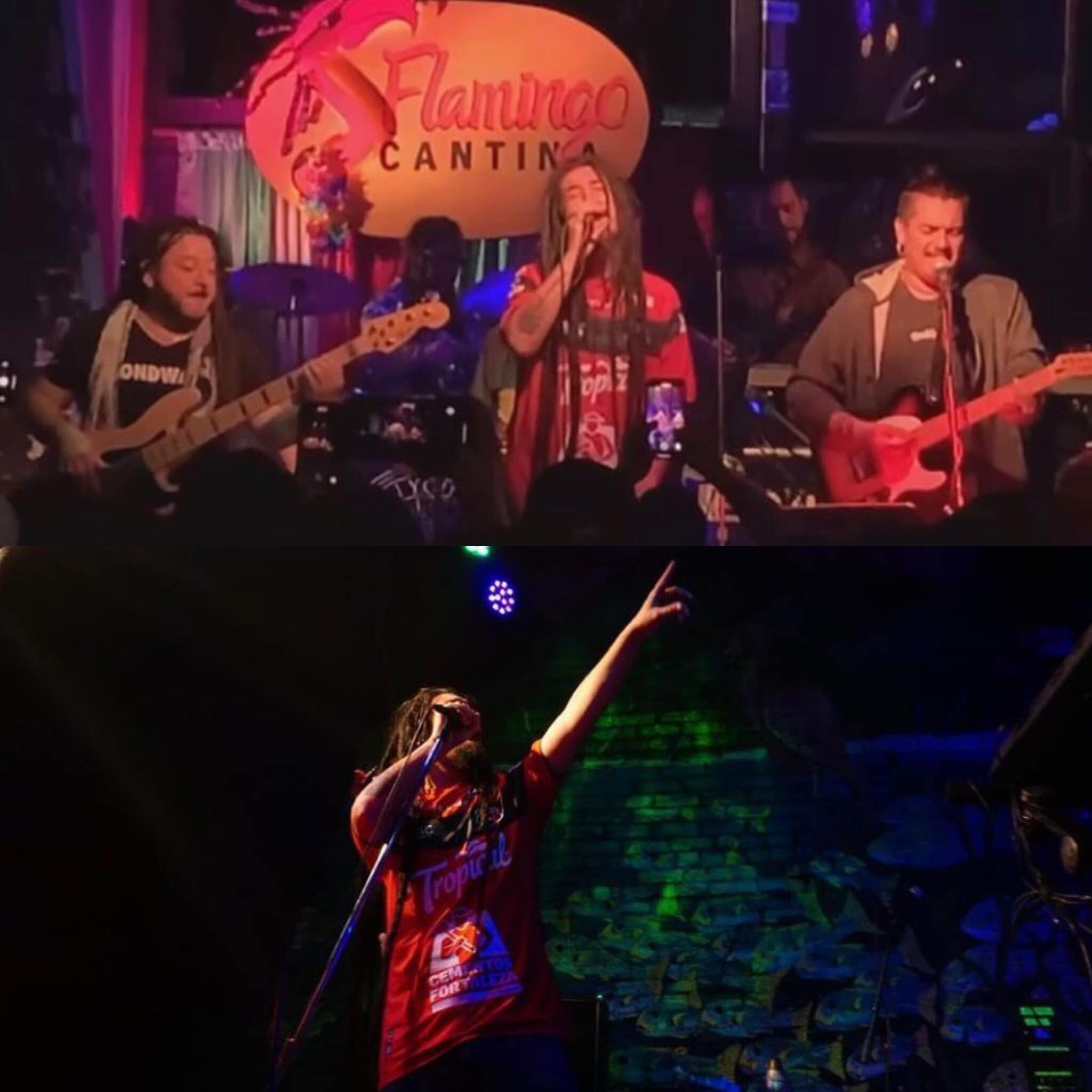 Mc Jona, vocalista del grupo Gondwana. Facebook.