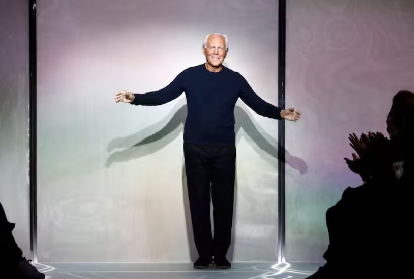 Muere el diseñador italiano Giorgio Armani a los 91 años este 4 de setiembre de 2025. AFP