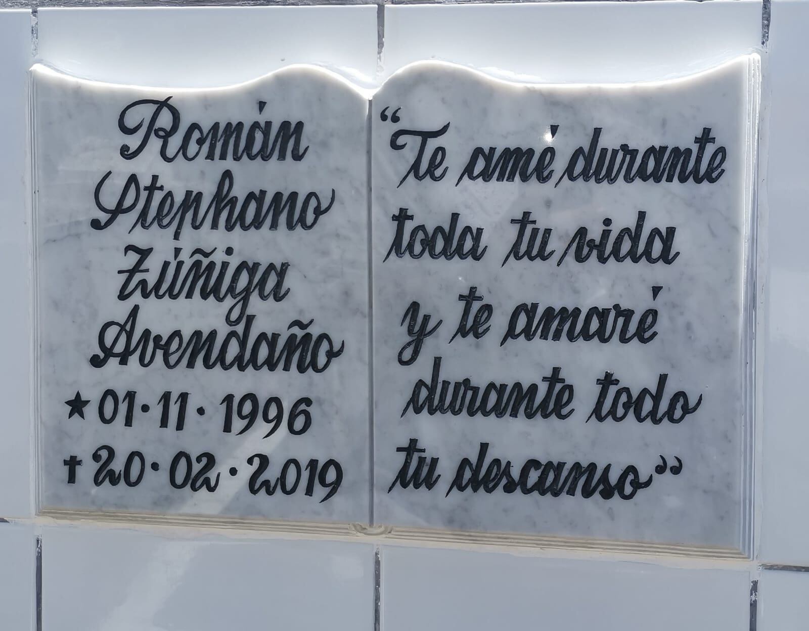 Román Zúñiga Avendaño, joven de 22 años asesinado en Purral Abajo de Goicoechea en febrero del 2019. Foto cortesía Román Zúñiga Solís.