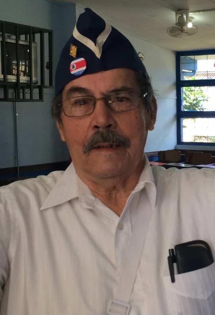 Don Gonzalo Chanto, quien tiene 94 años y estuvo en la Guerra de 1948 y la Invasión de 1955