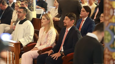 El directo mensaje de monseñor Javier Román a la presidenta Laura Fernández frente a la Negrita