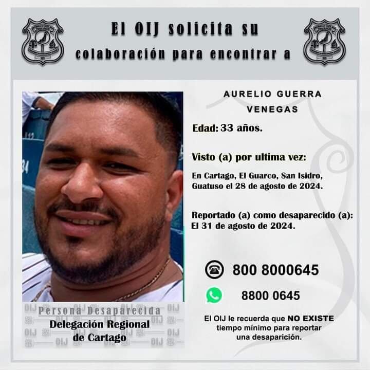Aurelio Guerra Venegas de 33 años