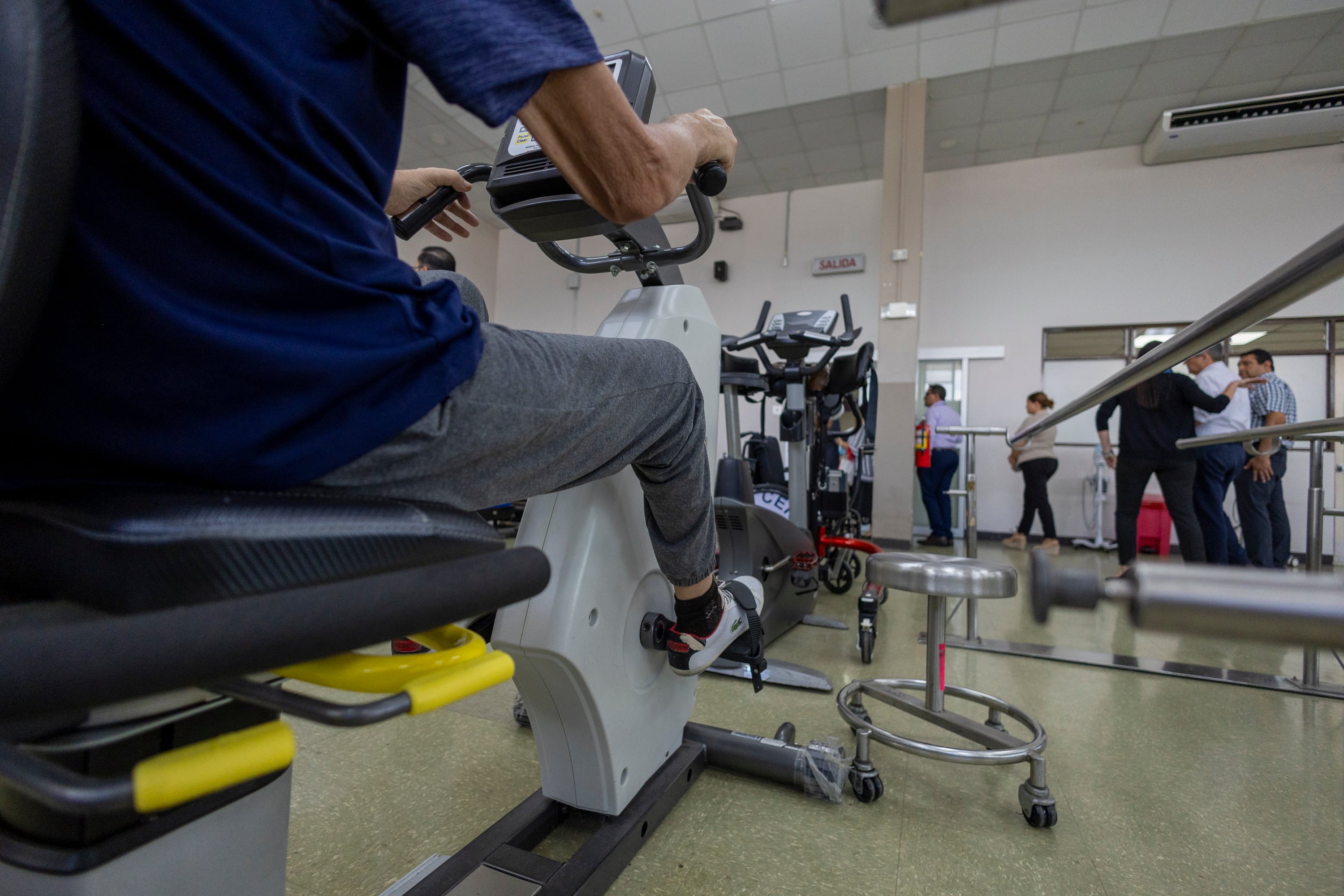Pacientes de Cenare en rehabilitación.