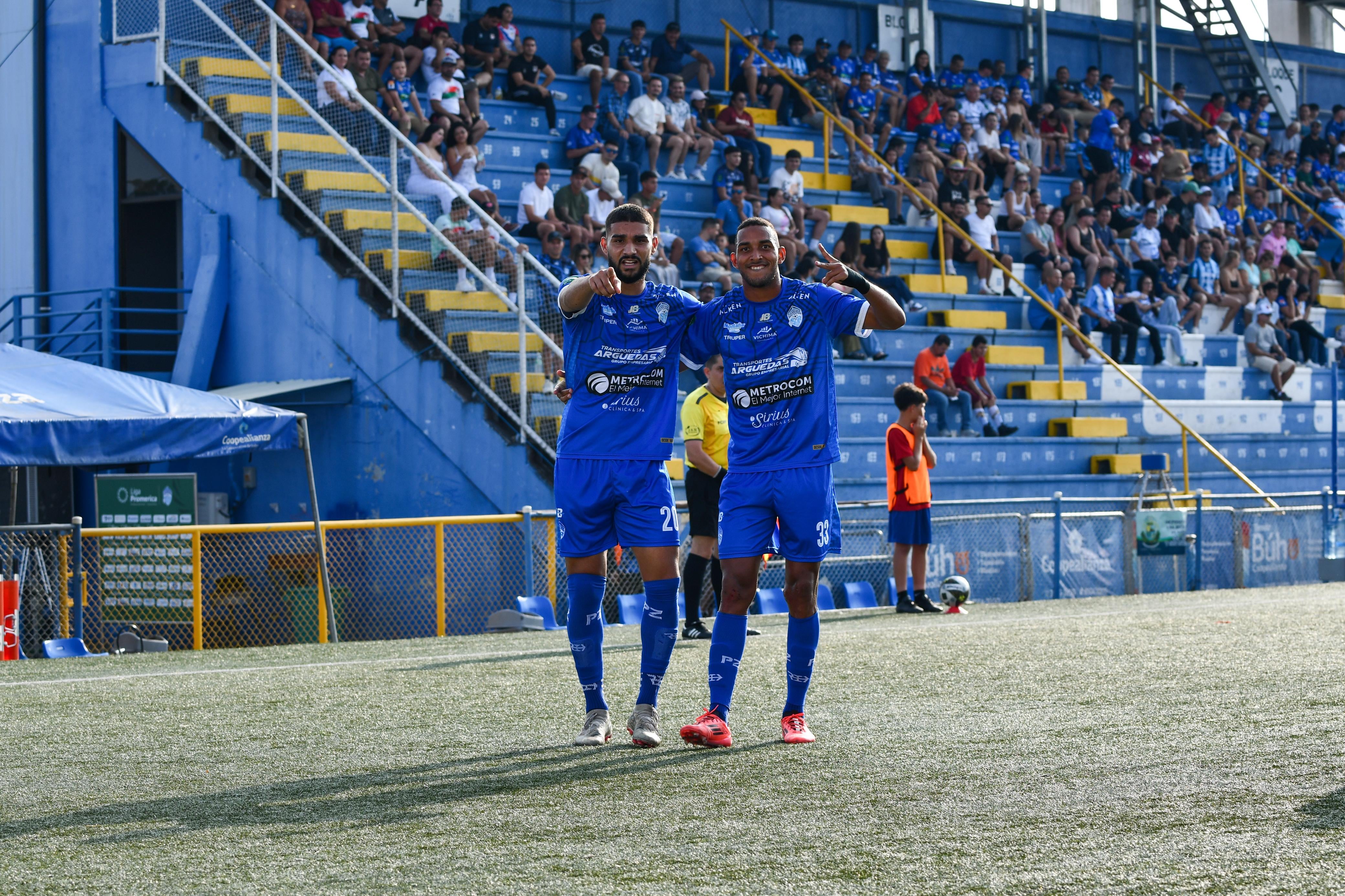 John Klever y Manuel Morán marcaron dos de los tres goles de Pérez Zeledón ante Guanacasteca.
