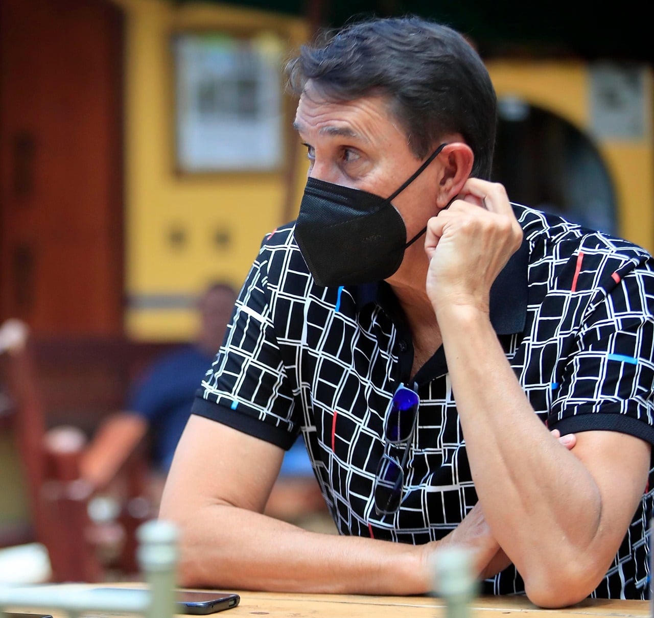 Alexandre Guimaraes, entrenador. Rafael Pacheco.