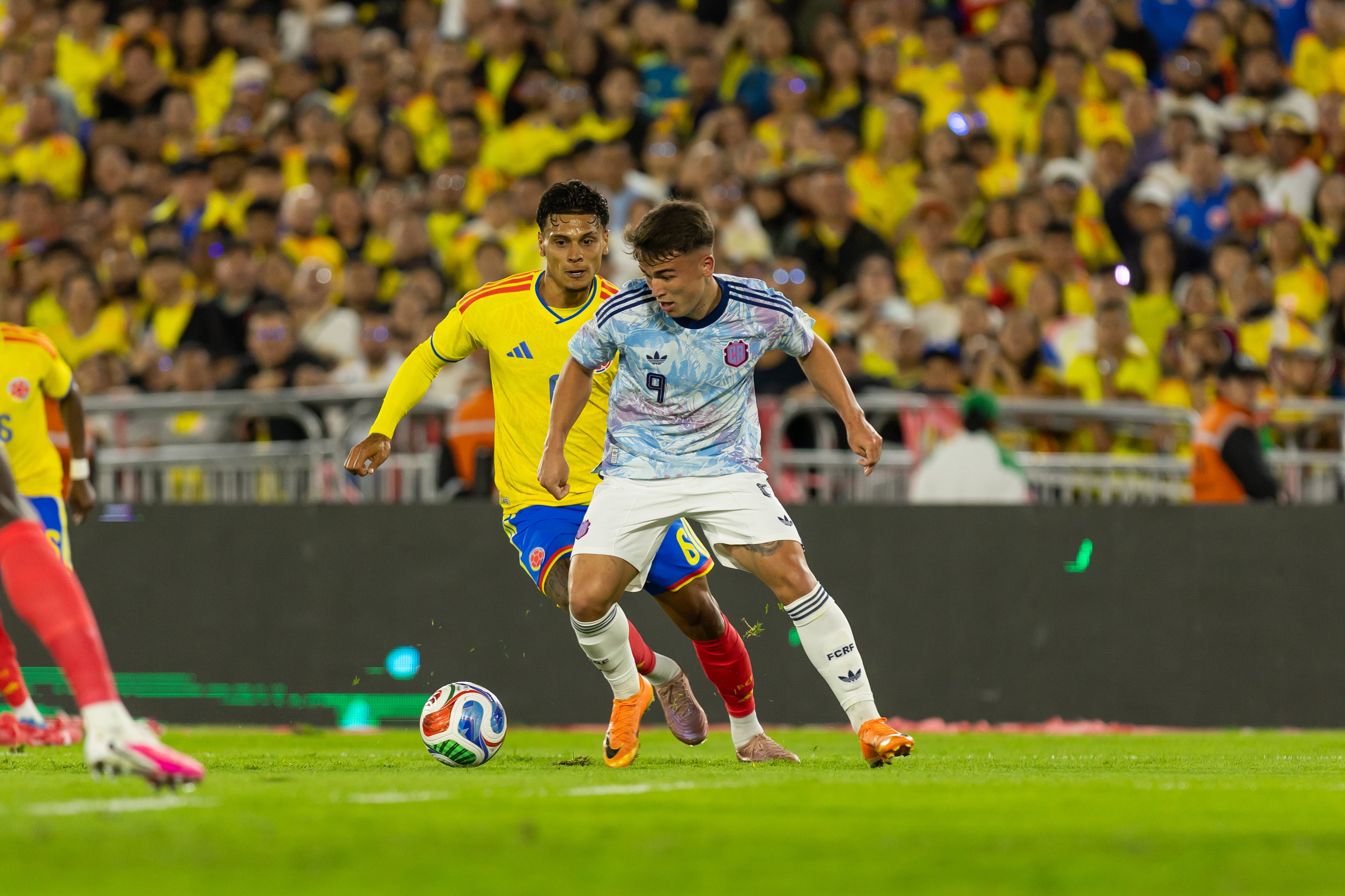 Costa Rica vs Colombia. Foto: Prensa Fedefútbol