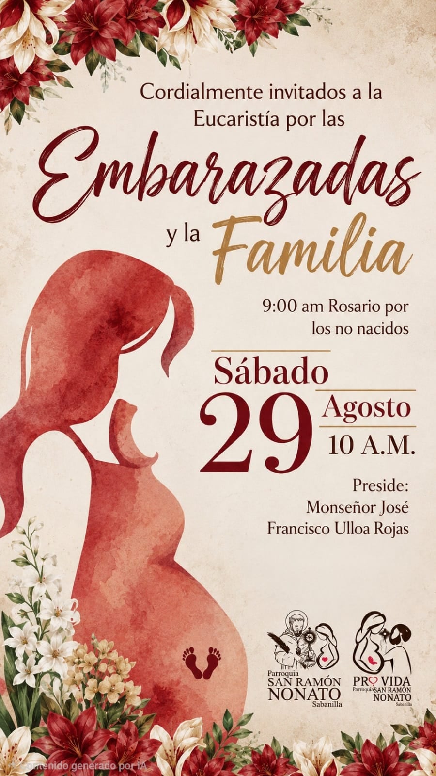 La parroquia de Sabanilla de Montes de Oca celebra sus fiestas patronales hasta el 6 de setiembre y tendrá una misa especial por las embarazadas.