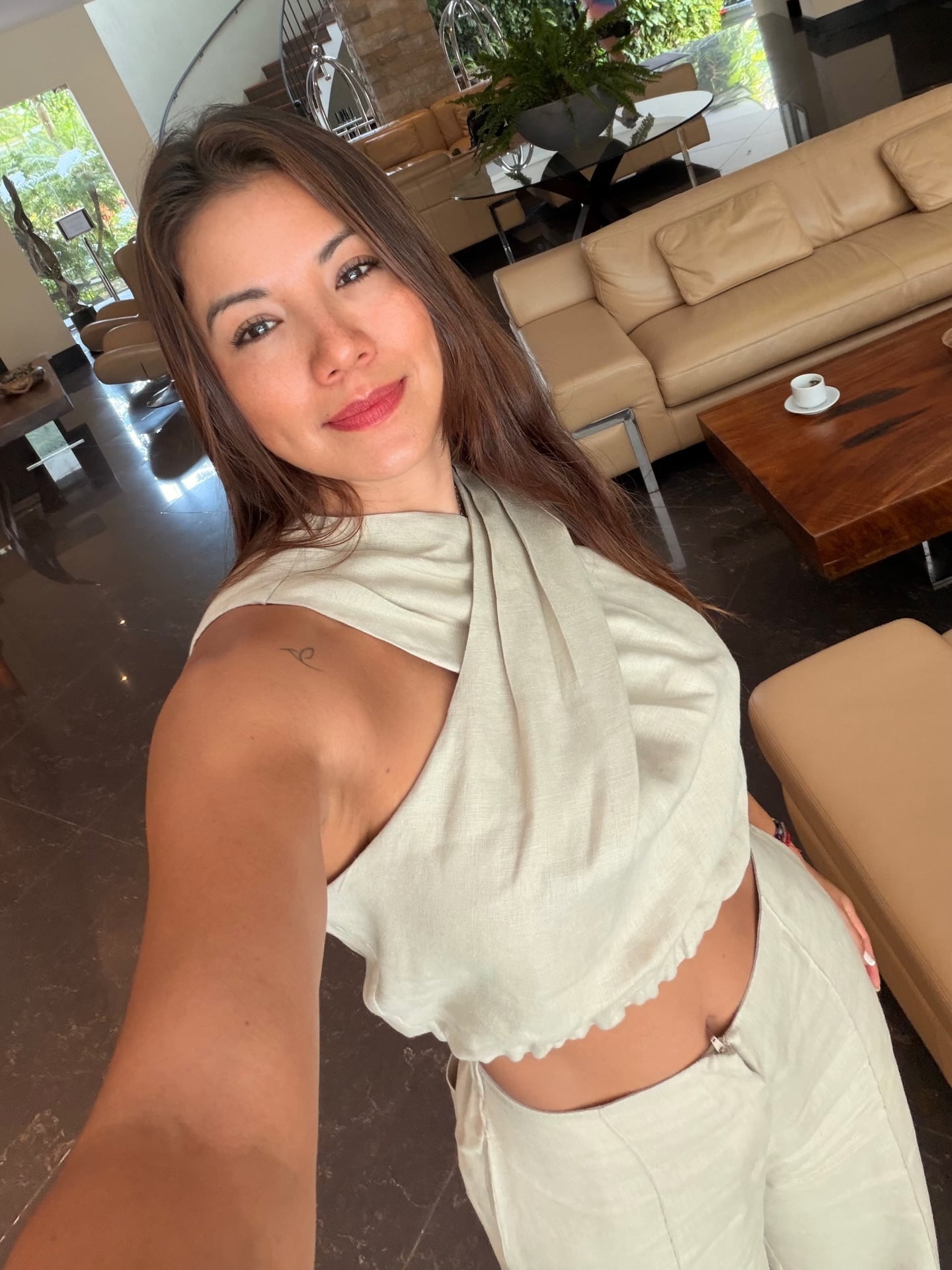 Caterin Escobar, actriz colombiana de visita en Costa Rica