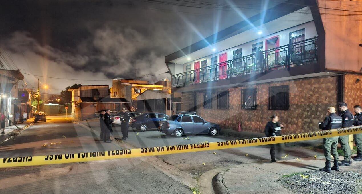 Dos personas resultaron heridas en la balacera. Foto Agencia Nacional de Información.