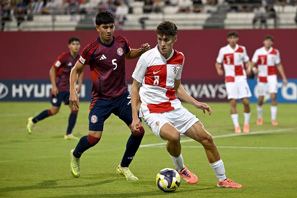 Seleccion Sub-17 ante Croacia en el Mundial de Qatar