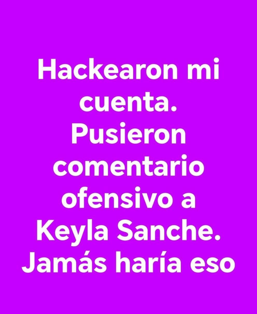 Leonardo Perucci aclaró ofensa de su cuenta hacía Keyla Sánchez
