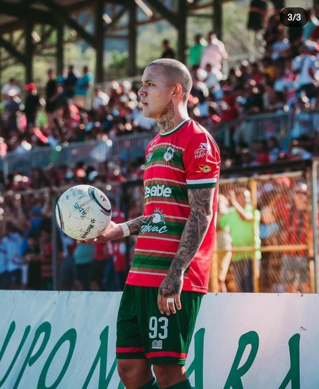 El defensor Wálter Cortés no es más jugador de Guanacasateca. Instagram.