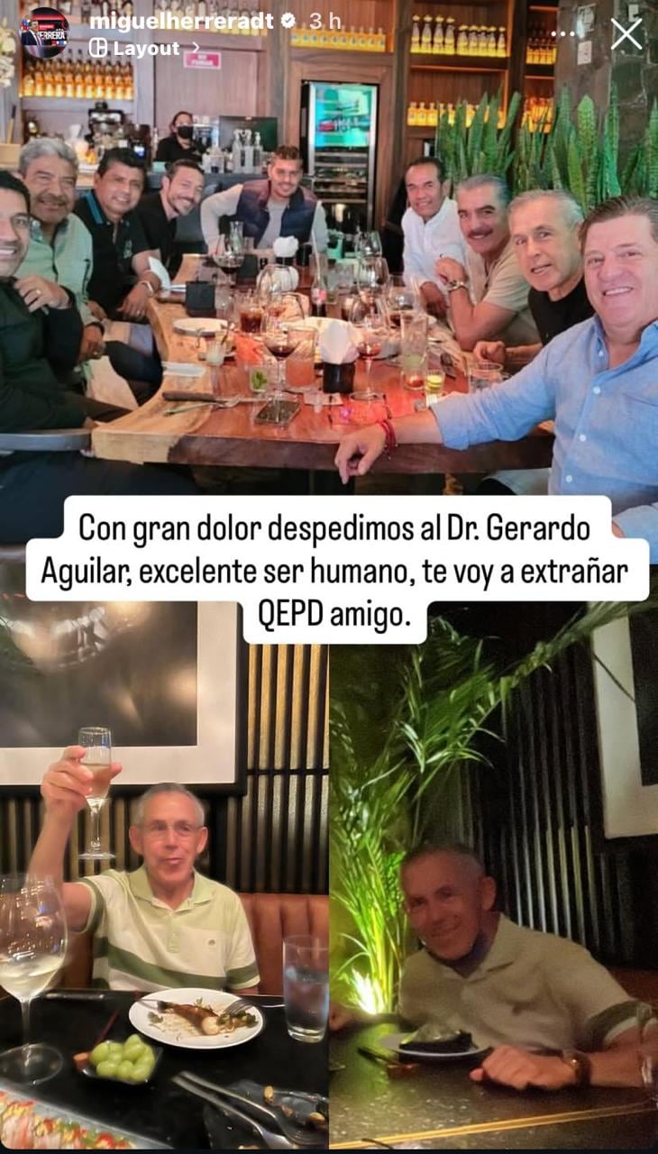 Miguel Herrera se despidió con estas palabras tras el fallecimiento de un amigo.