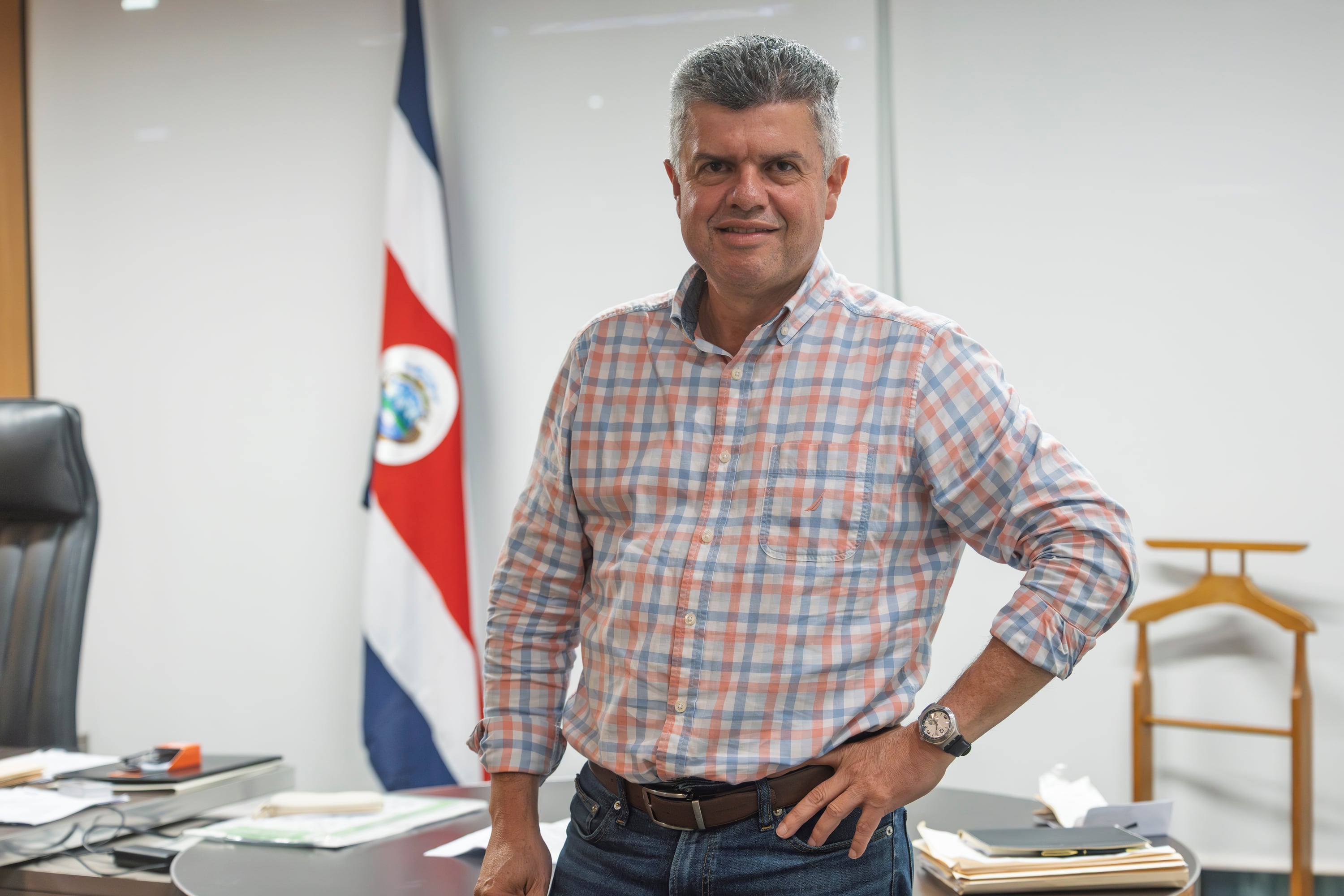 20/01/2026, San José, Asamblea Legislativa, entrevista con Alvaro Ramírez candidato a diputado del PLN por San José.