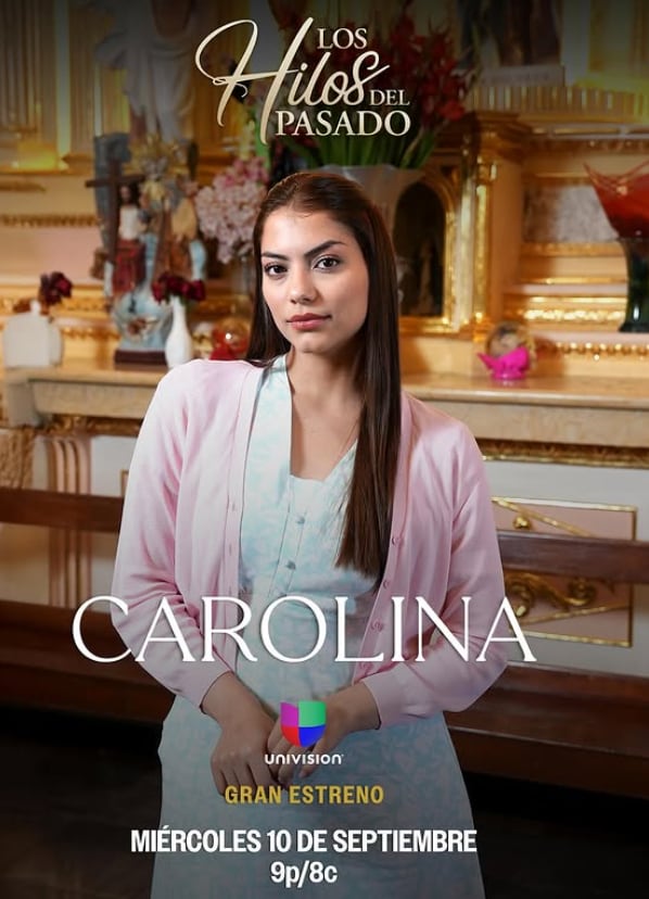 Hilos del pasado, novela de Univision protagonizada por Yadhira Carillo y la tica Gia Franceschi Alvarado