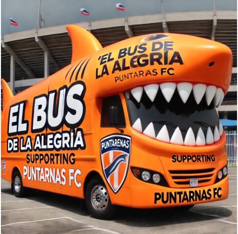 Bus de la alegría, Puntarenas FC