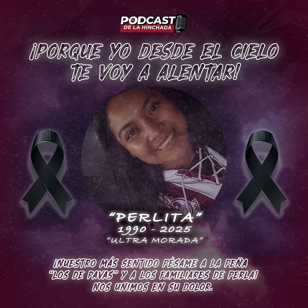 Perla Lagos era una apasionada seguidora del Saprissa. Foto Podcast de la Hinchada.