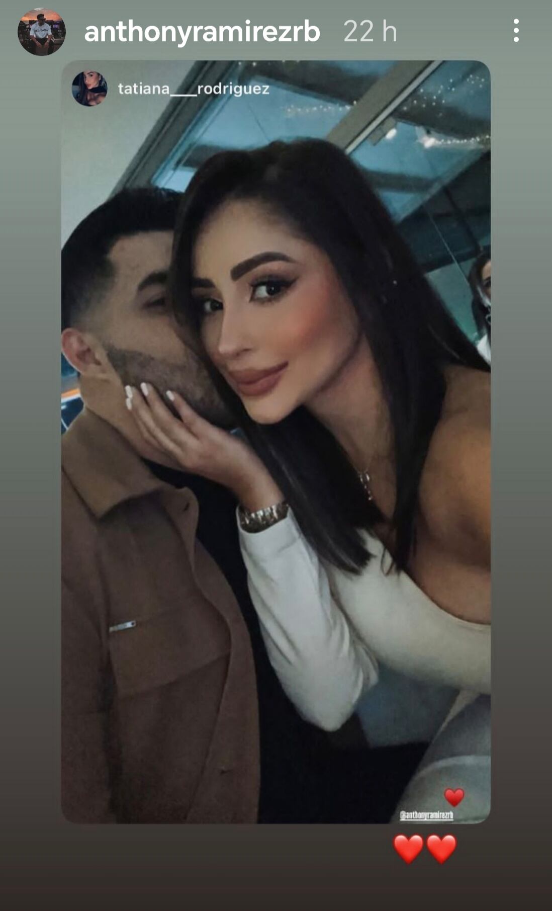 Anthony Ramírez, exnovio de Keyla Sánchez, y su nueva novia Tatiana Rodríguez