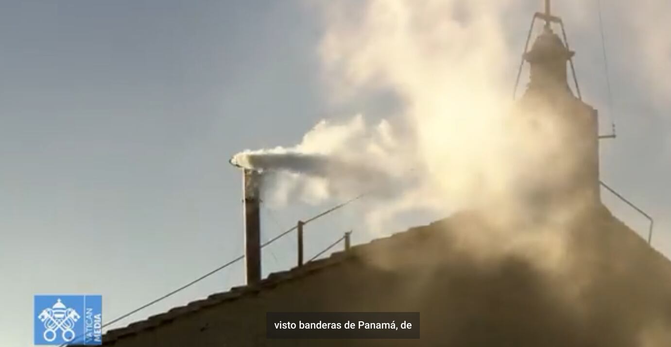 Humo blanco en el segundo día del cónclave,, Habemus papa 2025