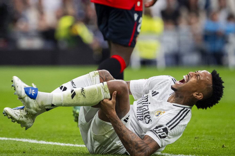 Éder Militao se perederá toda la temporada por una lesión de ligamento cruzado en la rodilla derecha. Instagram.