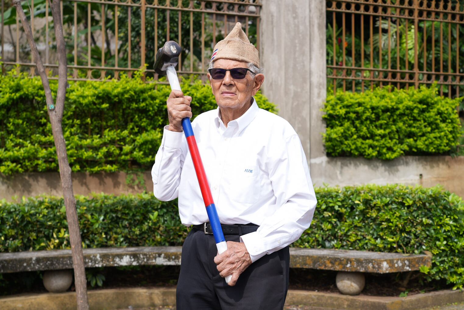 01/12/2024. Acto oficial de la conmemoración del 76 aniversario de la abolición del ejército. Museo Nacional, Costa Rica. Fotografía: Lilly Arce. En la fotografía: José Enrique Alfaro. Gonzalo Chanto Mendez. Carlos Alberto Ramírez Villalobos. Aurelia Cordero Cordero. José Asdrual Bonilla Madriz. Fernando Enrique Herrera Sánchez. Álvaro Méndez Varela.