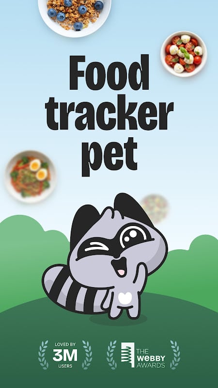 BitePal el app del mapache para bajar de peso