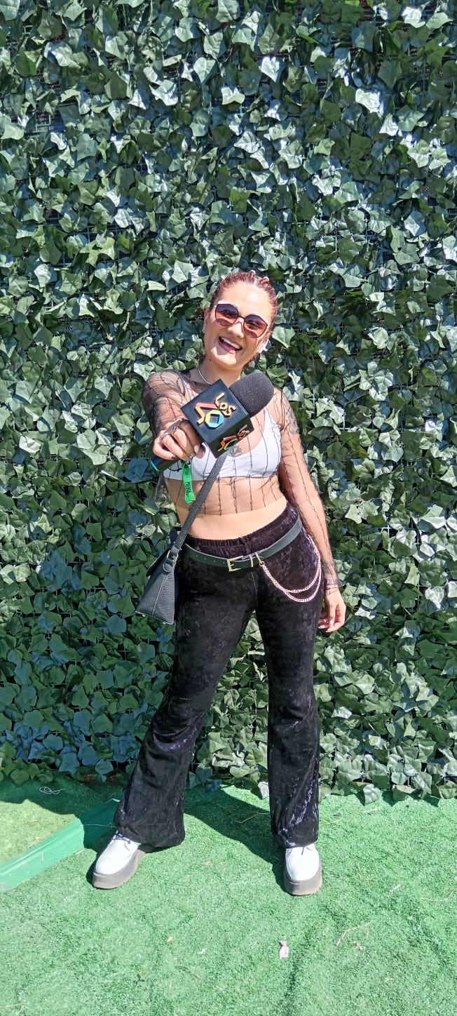 Locutora Gabriela Aguilar, "La Churra", de la emisora Los 40.