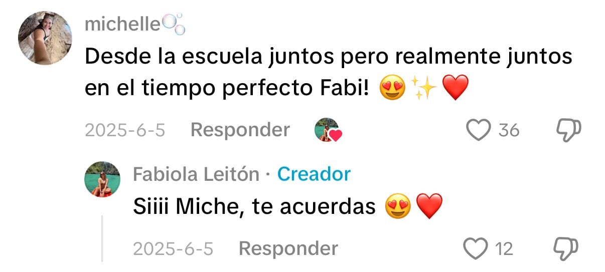 Estas fueron las palabras de la seguidora.