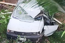 Video capta momento en que camión sin control choca contra bus y varios vehículos en Herradura