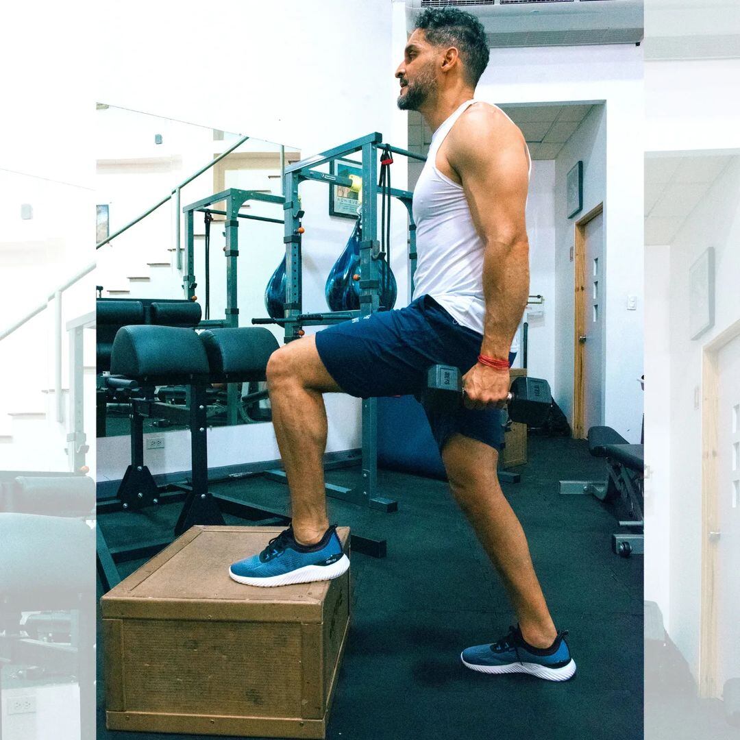 Bismarck Méndez, presentador e instructor de ejercicios.