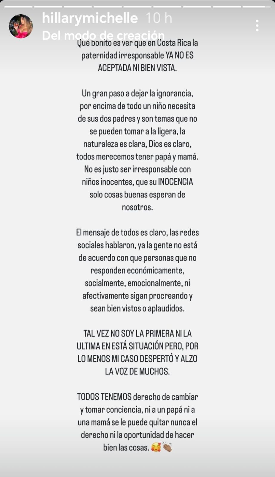 Hillary Castro, expareja de Allan Alemán, le sigue tirando al jugador por su paternidad irresponsable.