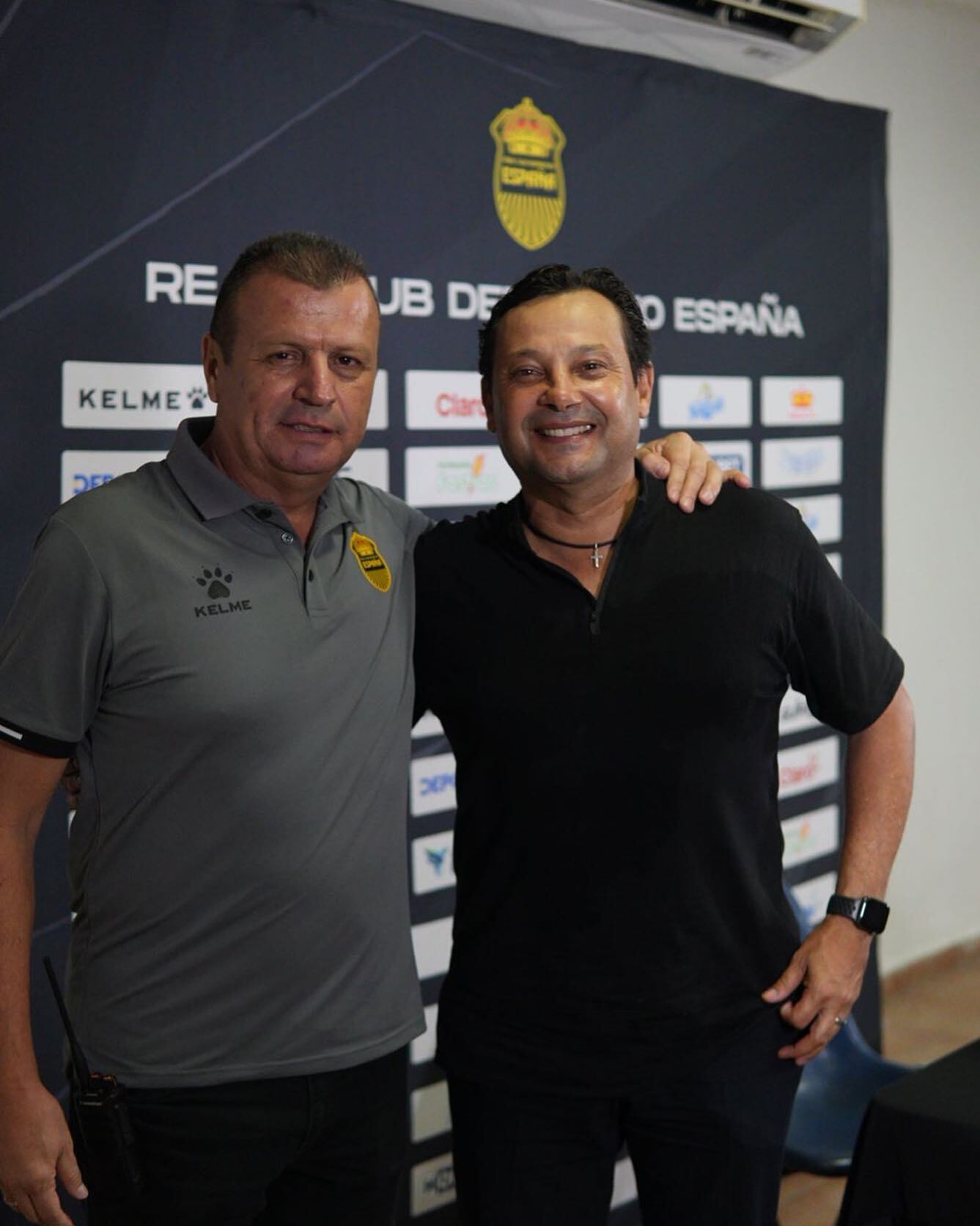 Ricardo Chacón y Jeaustin Campos, Real España, Honduras