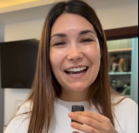 Ginnés Rodríguez mostró cómo va su cicatriz tras su cirugía en la columna