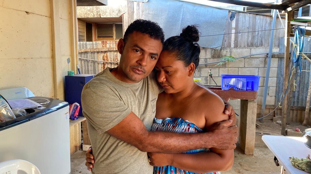 Papás piden ayuda para encontrar cuerpo de su hijo ahogado en playa Minas. Foto cortesía Guana Noticias.