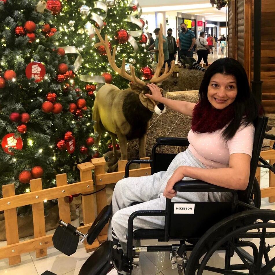 Sandra Hernández Corea, corredora que fue atropellada por un carro en el 2019. Foto cortesía Johnny Hernández.