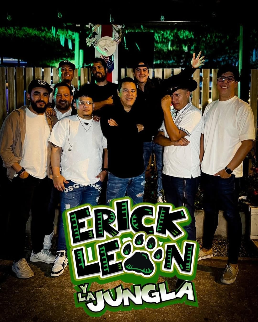 Cantante Erick León, líder del grupo La Jungla.