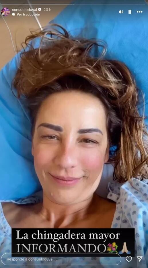 consuelo Duval familia p.luche estado de salud